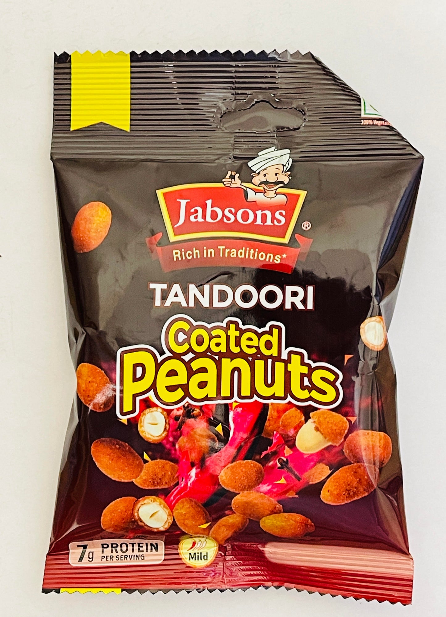 JABSONS TANDOORI COATED PEANUTS 60G