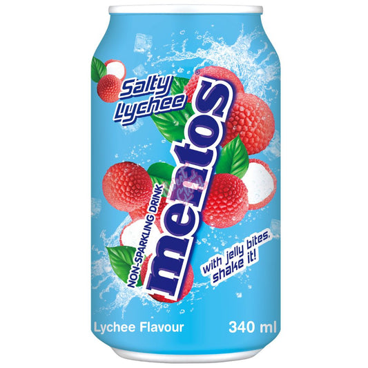 MENTOS DRINK SALTY LYCHEE 24X340ML