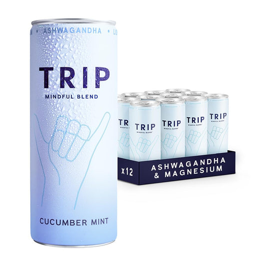 TRIP CBD INFUSED CUCUMBER MINT 12X250ML