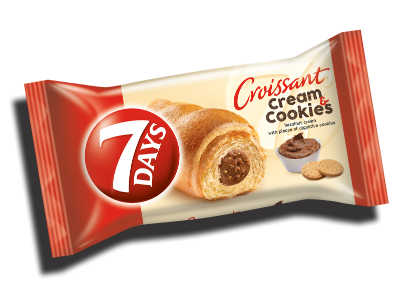 7 DAYS CROISSANT COOKIES & CREAM 20X80G