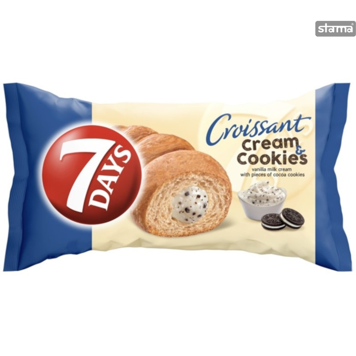 7 DAYS CROISSANT COOKIES & CREAM OREO 20X80G